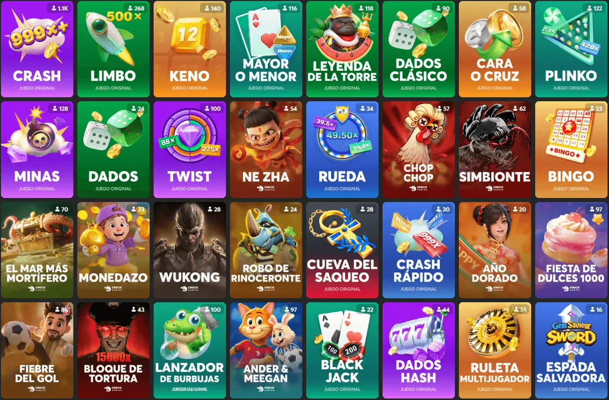 Juegos originales de BC.GAME
